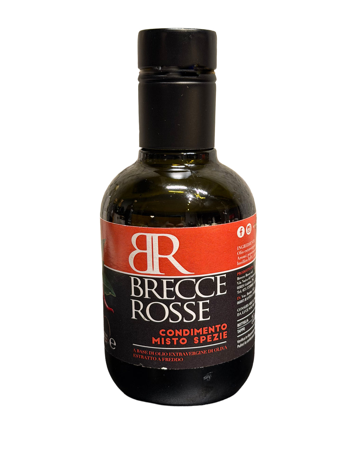 Brecce Rosse EVO – Ólífuolía með ítölskum kryddjurtum, 250 ml